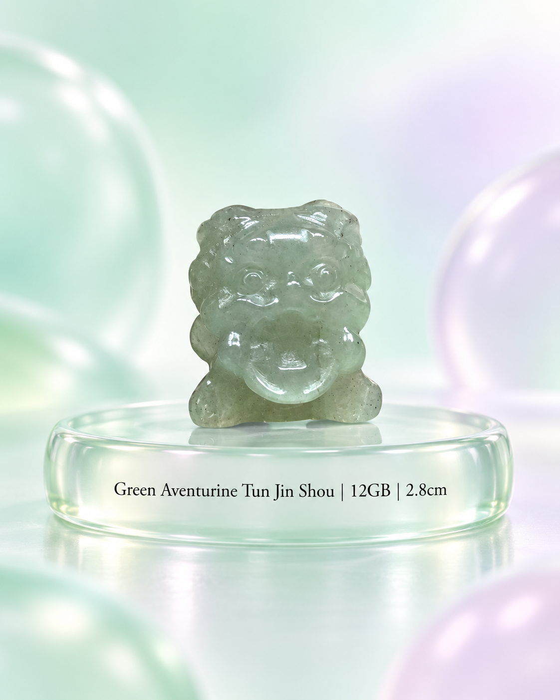 Tun Jin Shou (Rose Quartz/Green Aventurine)