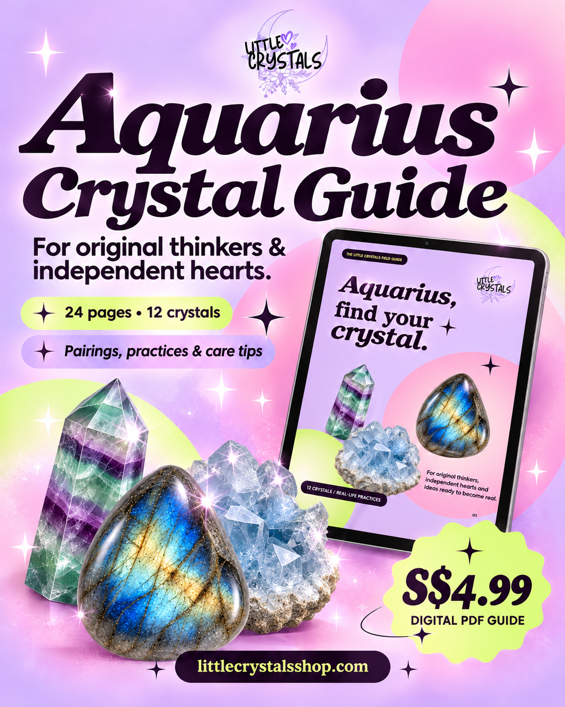 Aquarius Crystal Guide (Digital Copy)