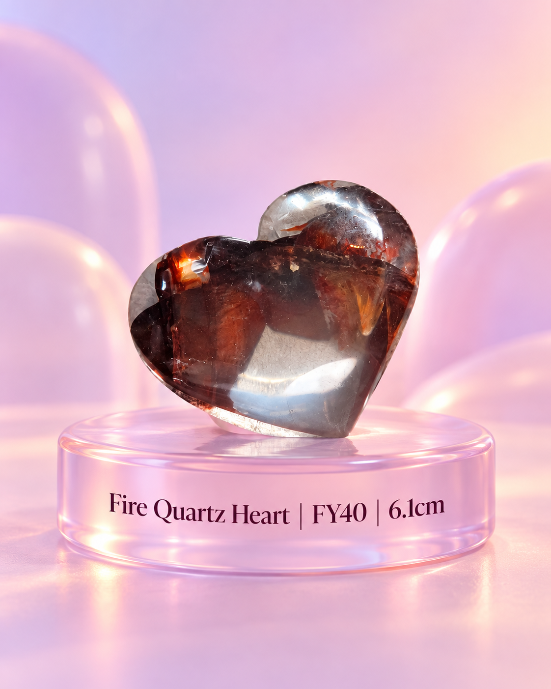 Fire Quartz Hearts