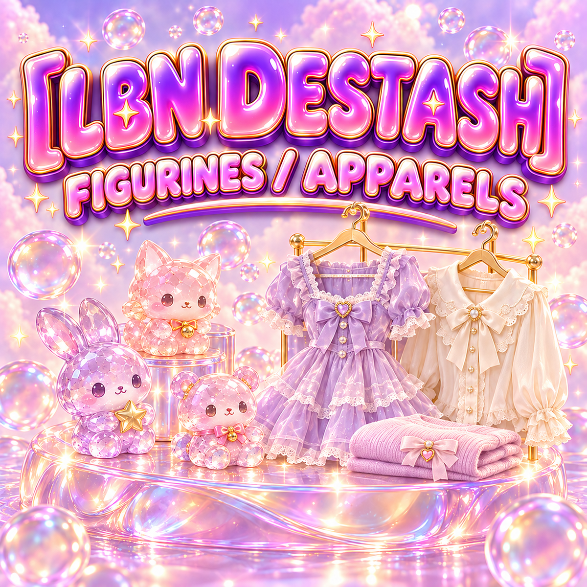 [LBN DESTASH] Figurines/Apparels