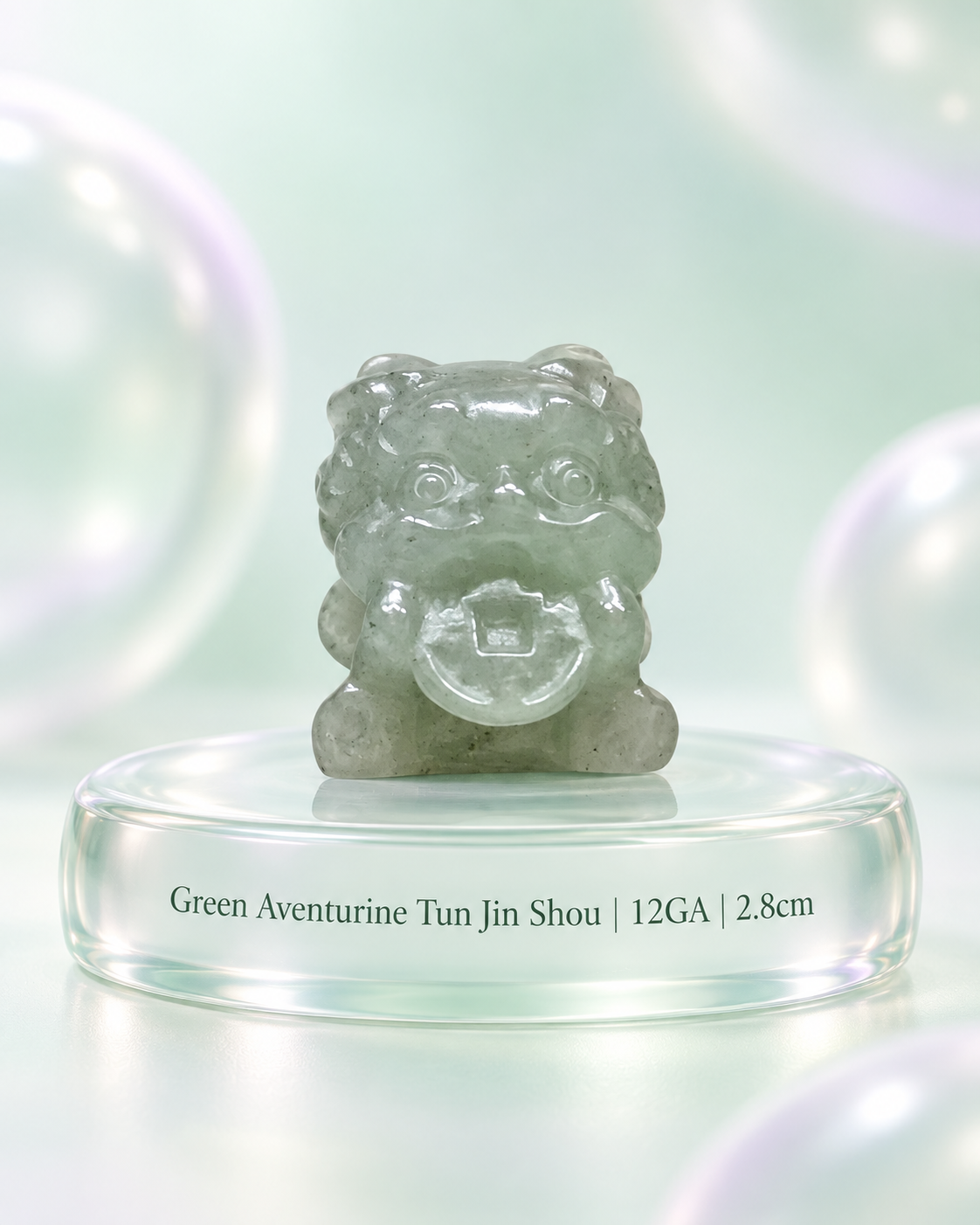 Tun Jin Shou (Rose Quartz/Green Aventurine)