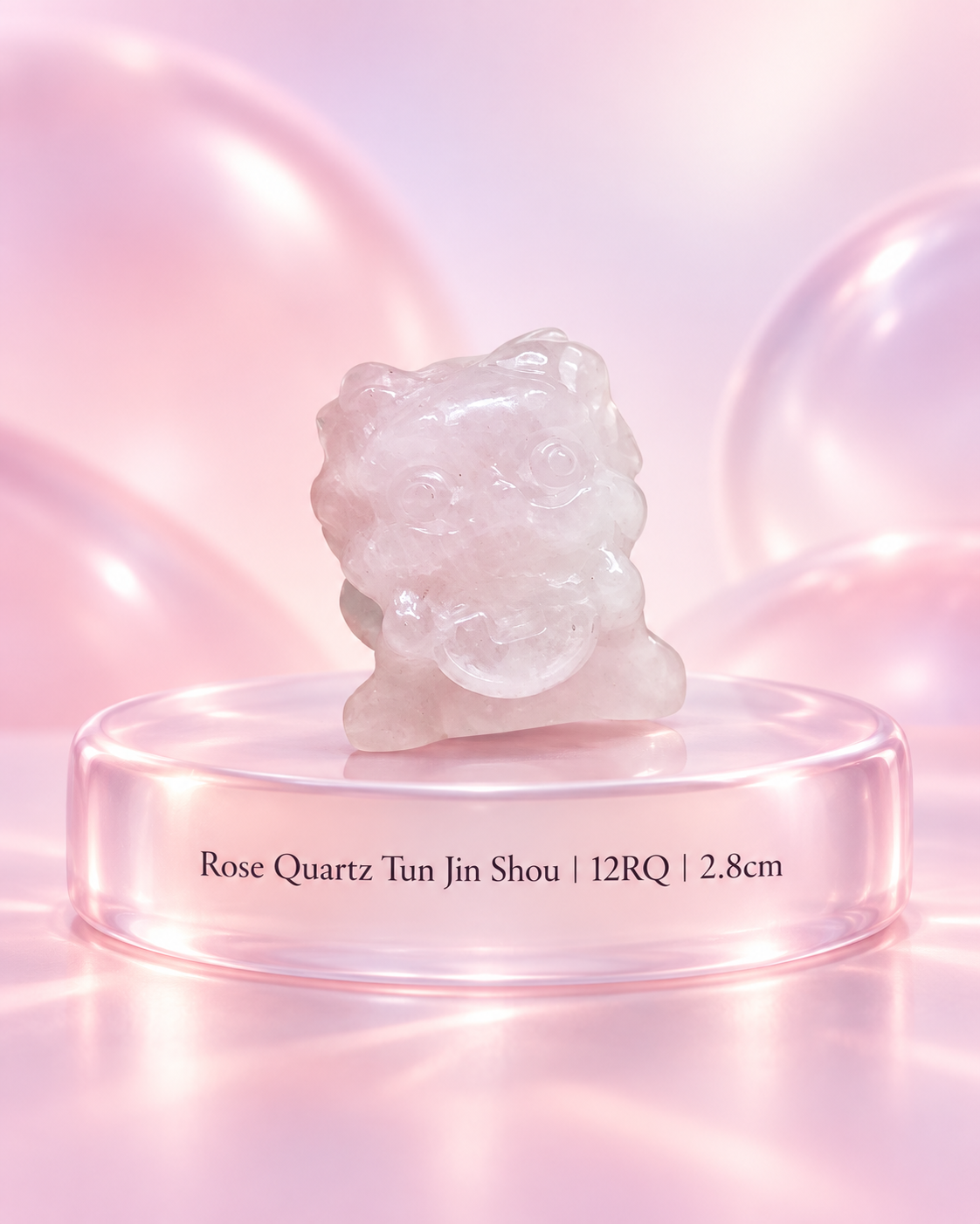Tun Jin Shou (Rose Quartz/Green Aventurine)
