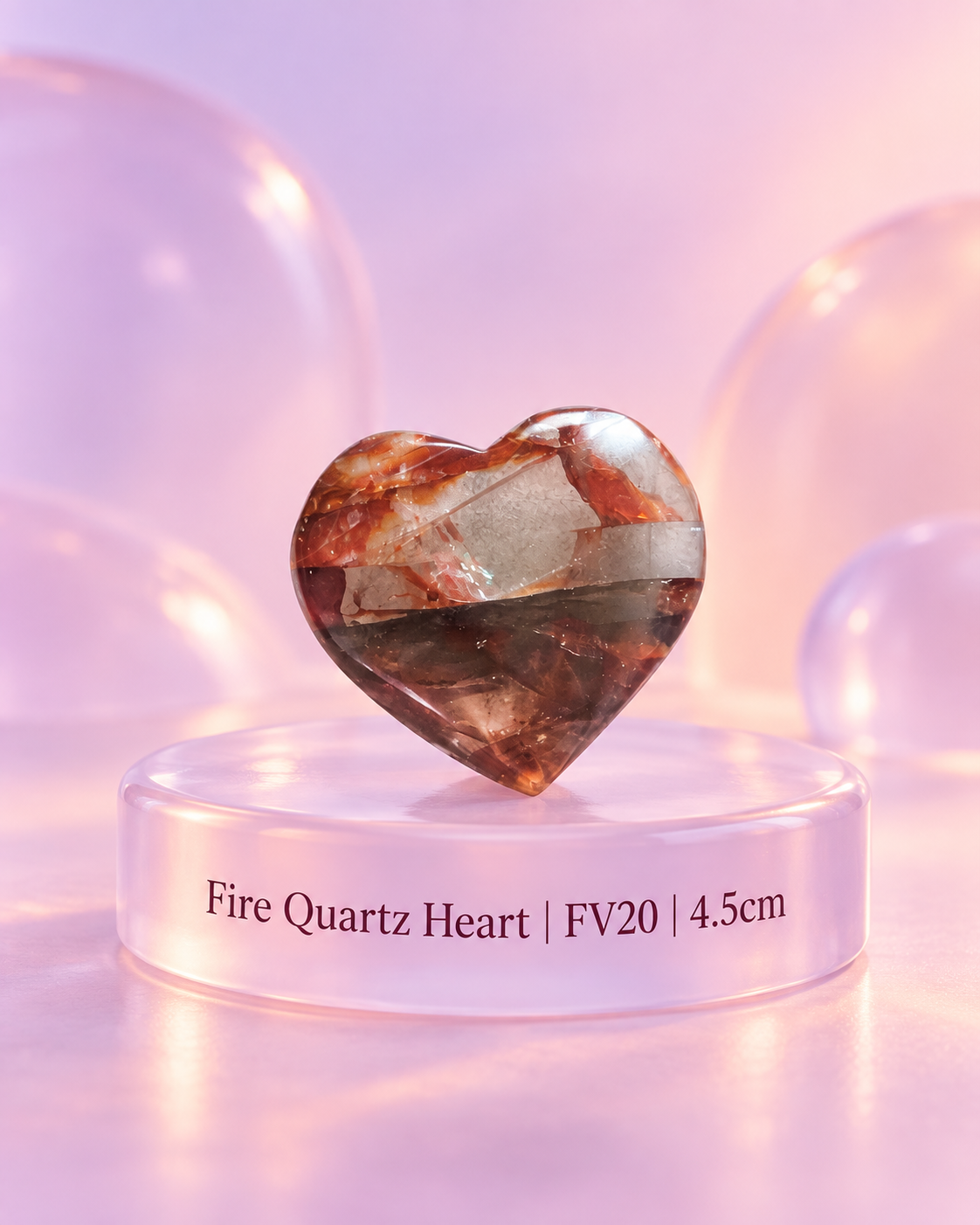 Fire Quartz Hearts
