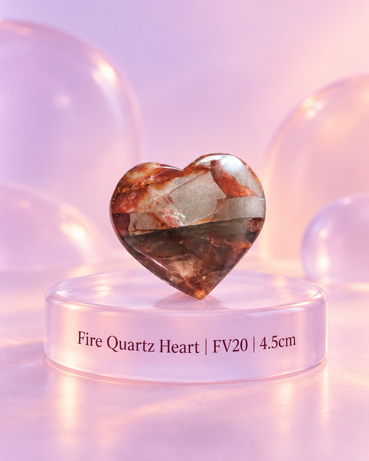 Fire Quartz Hearts