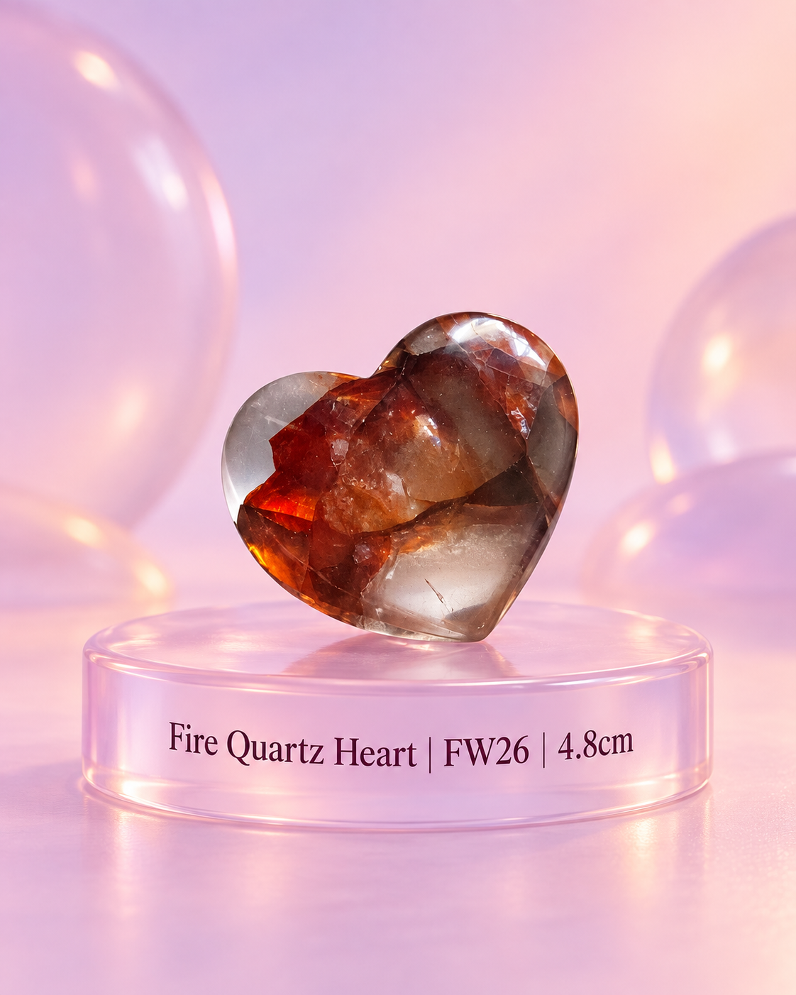 Fire Quartz Hearts