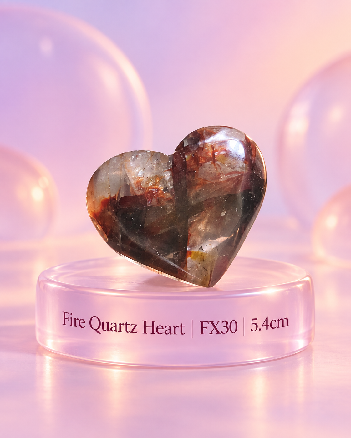 Fire Quartz Hearts