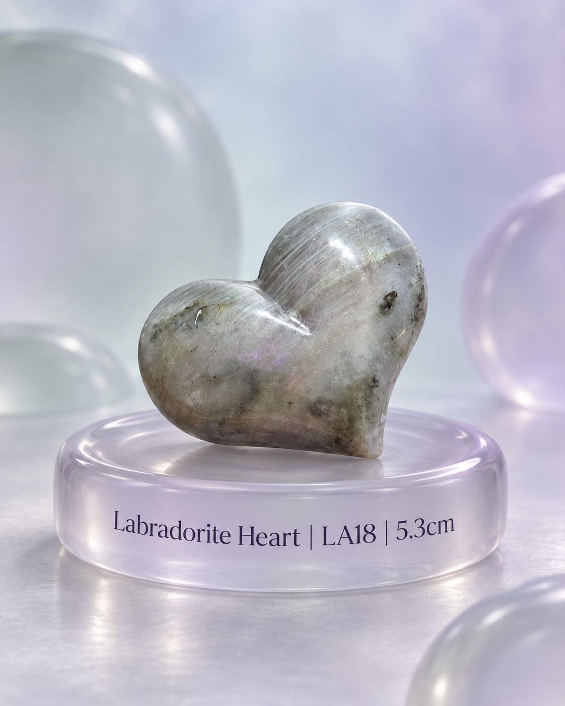 Labradorite Hearts
