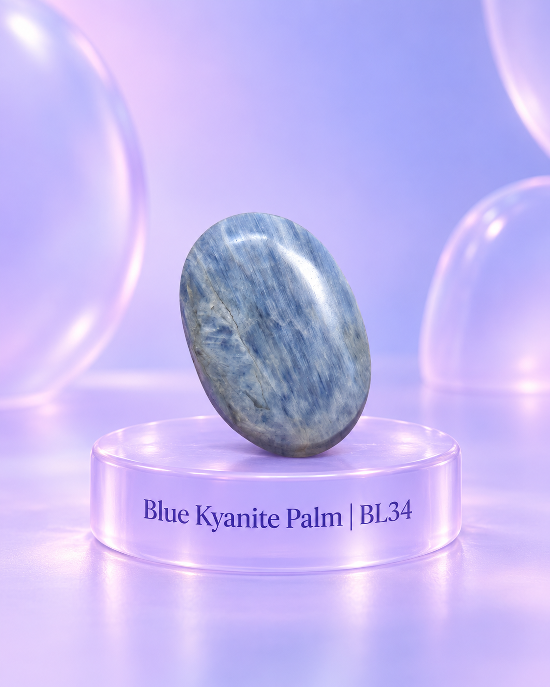 Blue Kyanite Palmstones