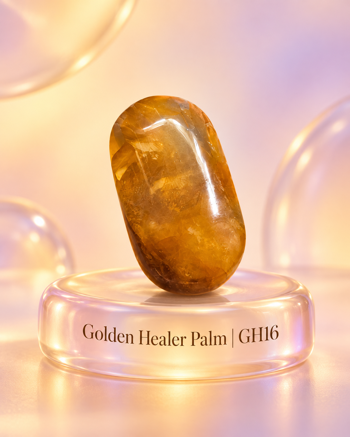 Golden Healer Palmstones