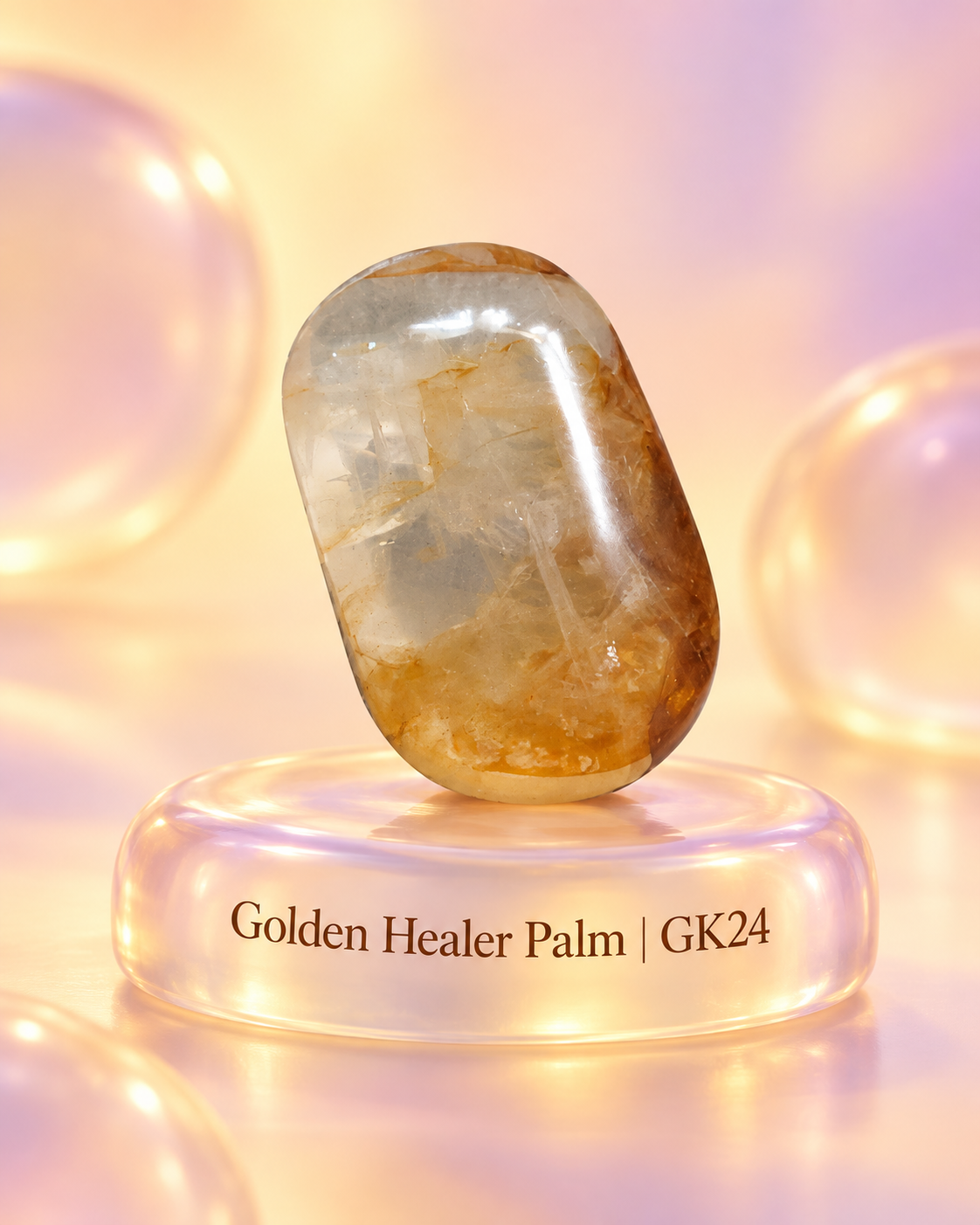 Golden Healer Palmstones