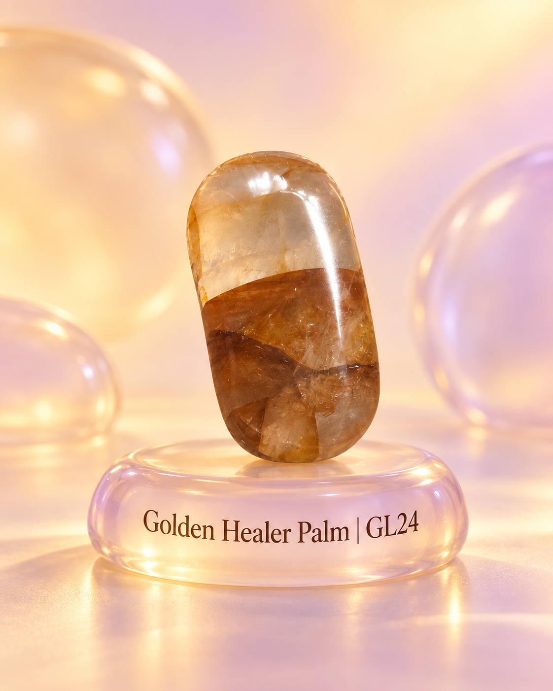 Golden Healer Palmstones