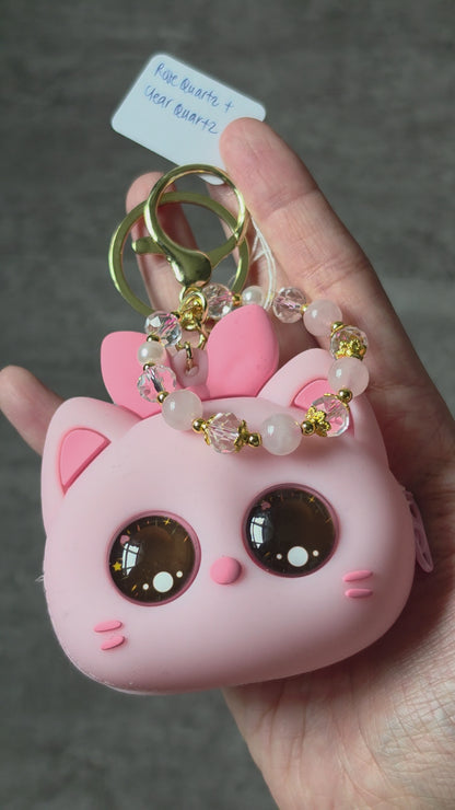 Assorted Cat Pouch Keychain