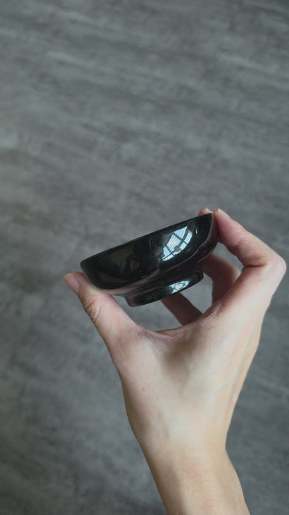 Black Obsidian Bowl