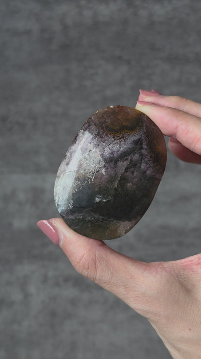 Fluorite Amethyst Agate Palmstone