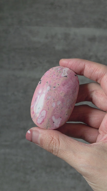 Peruvian Rhodonite Palmstone