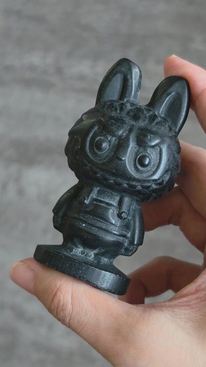 Black Obsidian Labubu