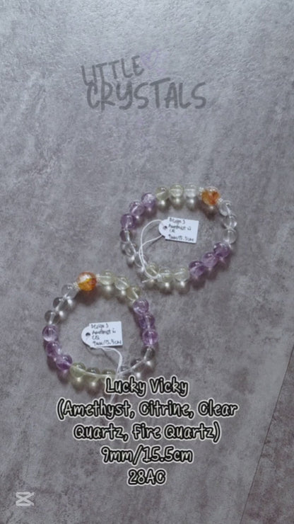 Lucky Vicky Bracelet 9mm/15.5cm