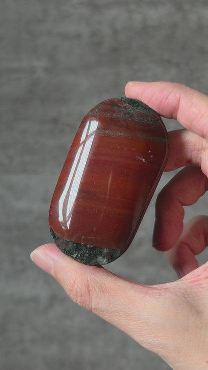 African Bloodstone Palmstone