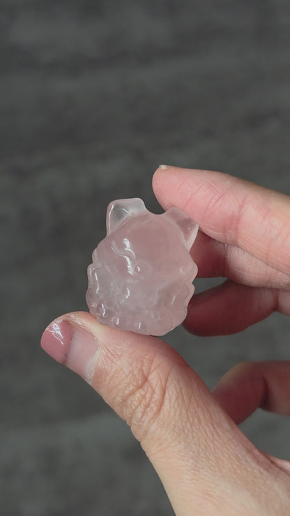 Rose Quartz Nine Tailed Fox