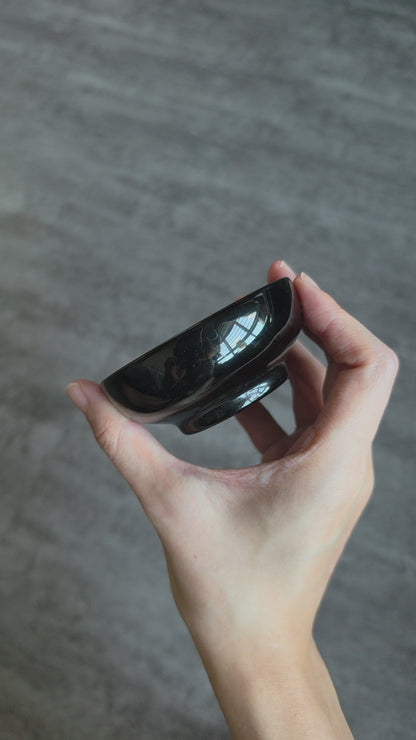 Black Obsidian Bowl