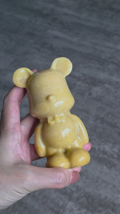 Yellow Jasper Bear Brick