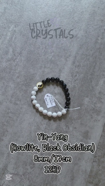Yin-Yang Bracelet 8mm/17cm