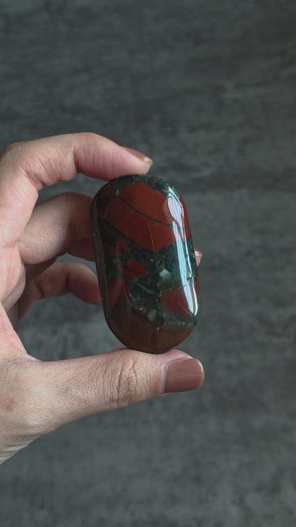 African Bloodstone Palmstone