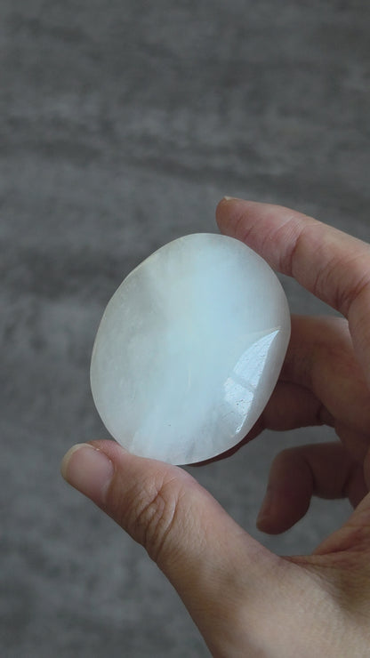 White Moonstone Palmstone