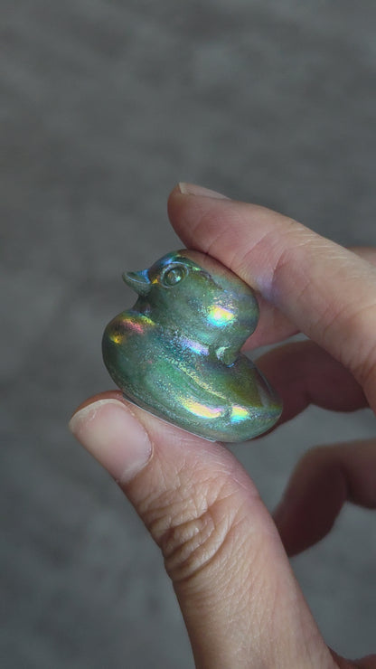 Aura Green Aventurine Duck