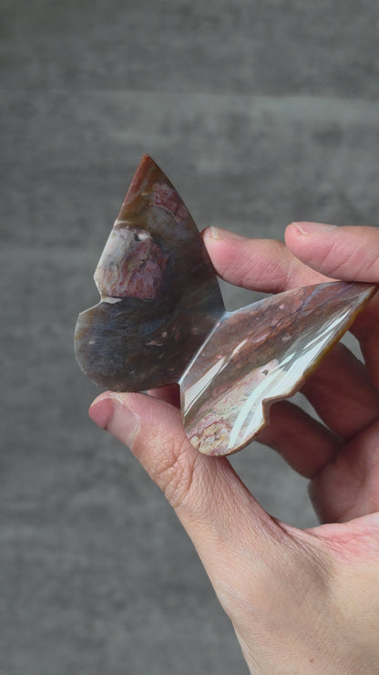 Polychrome Jasper Butterfly