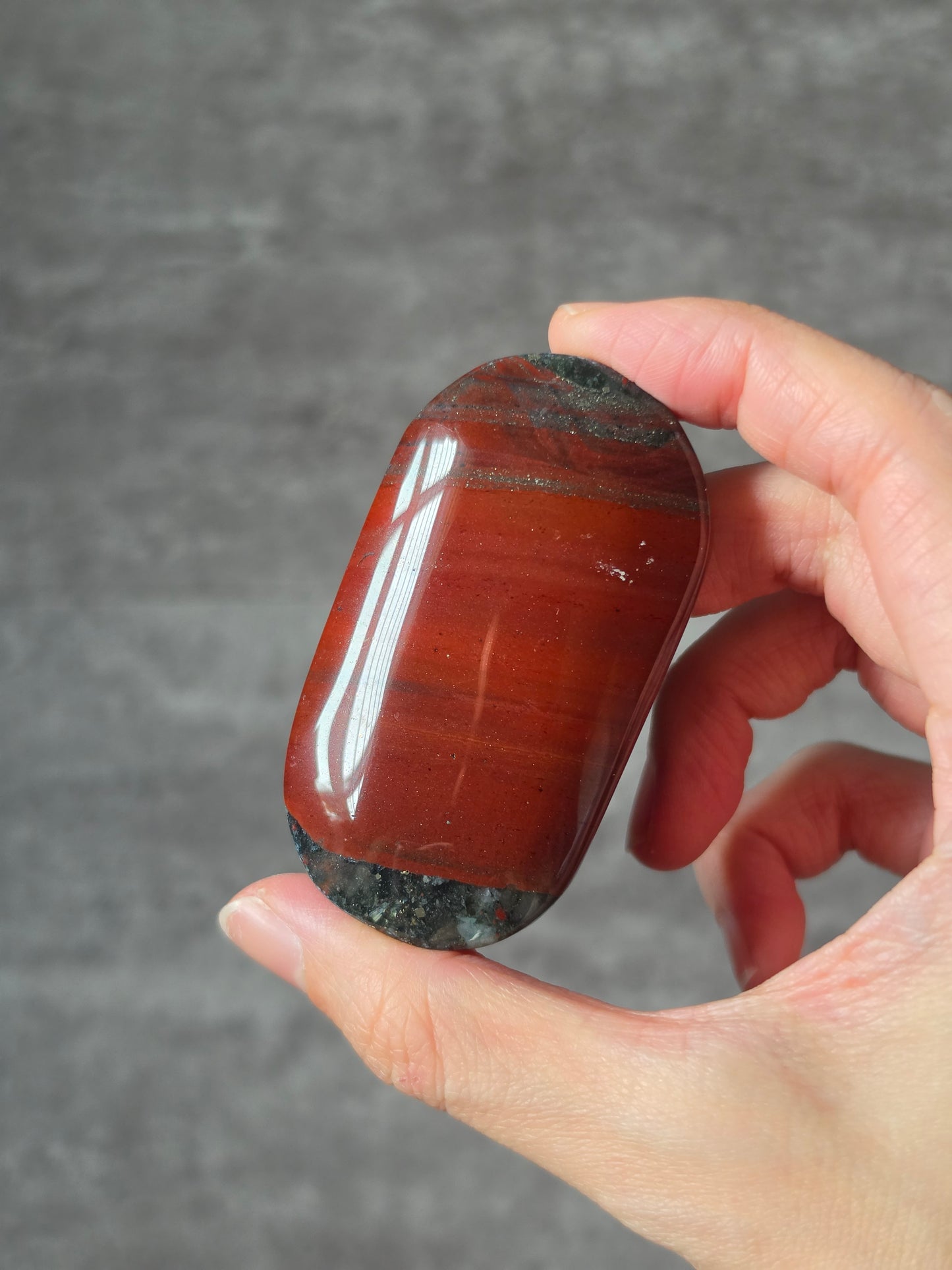 African Bloodstone Palmstone