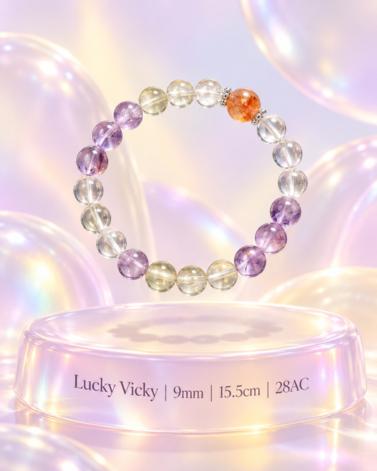 Lucky Vicky Bracelet 9mm/15.5cm