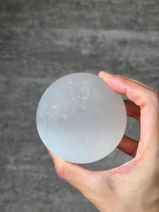 Satin Spar Sphere