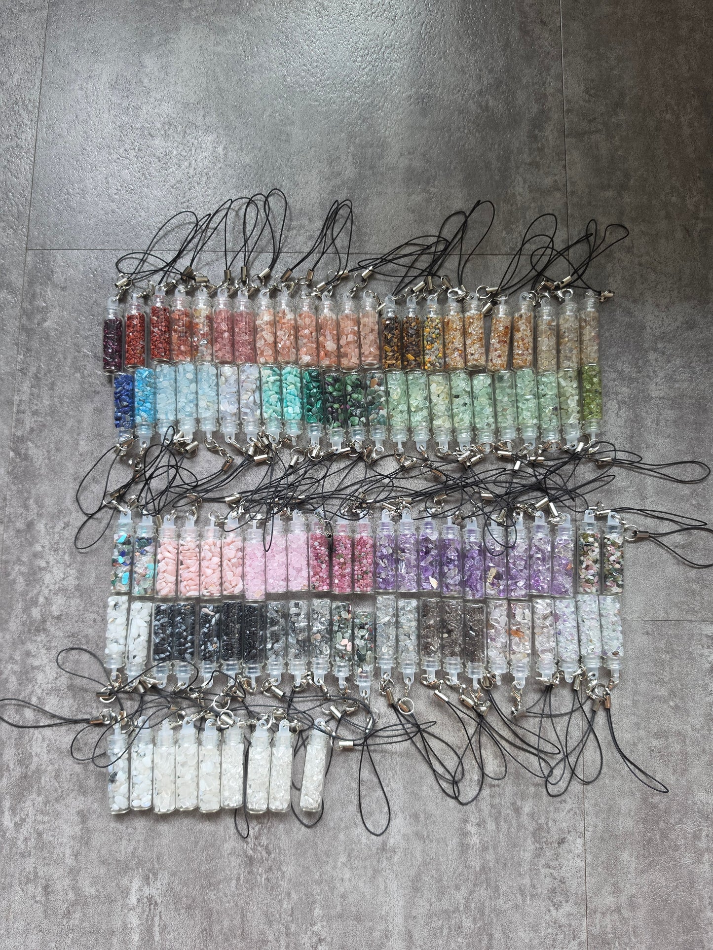 Assorted Chip Bottle Keychain