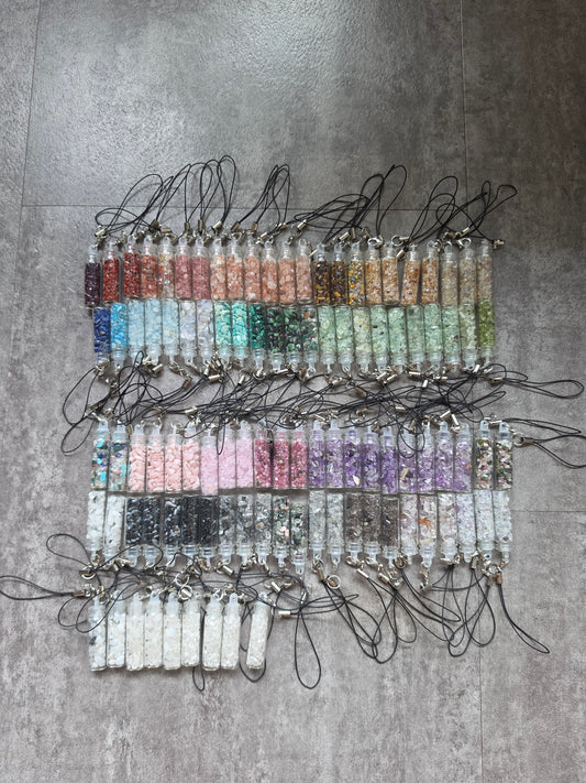 Assorted Chip Bottle Keychain