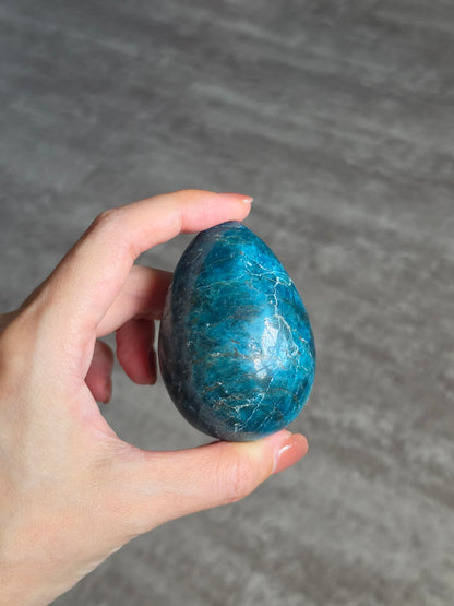 Blue Apatite Egg