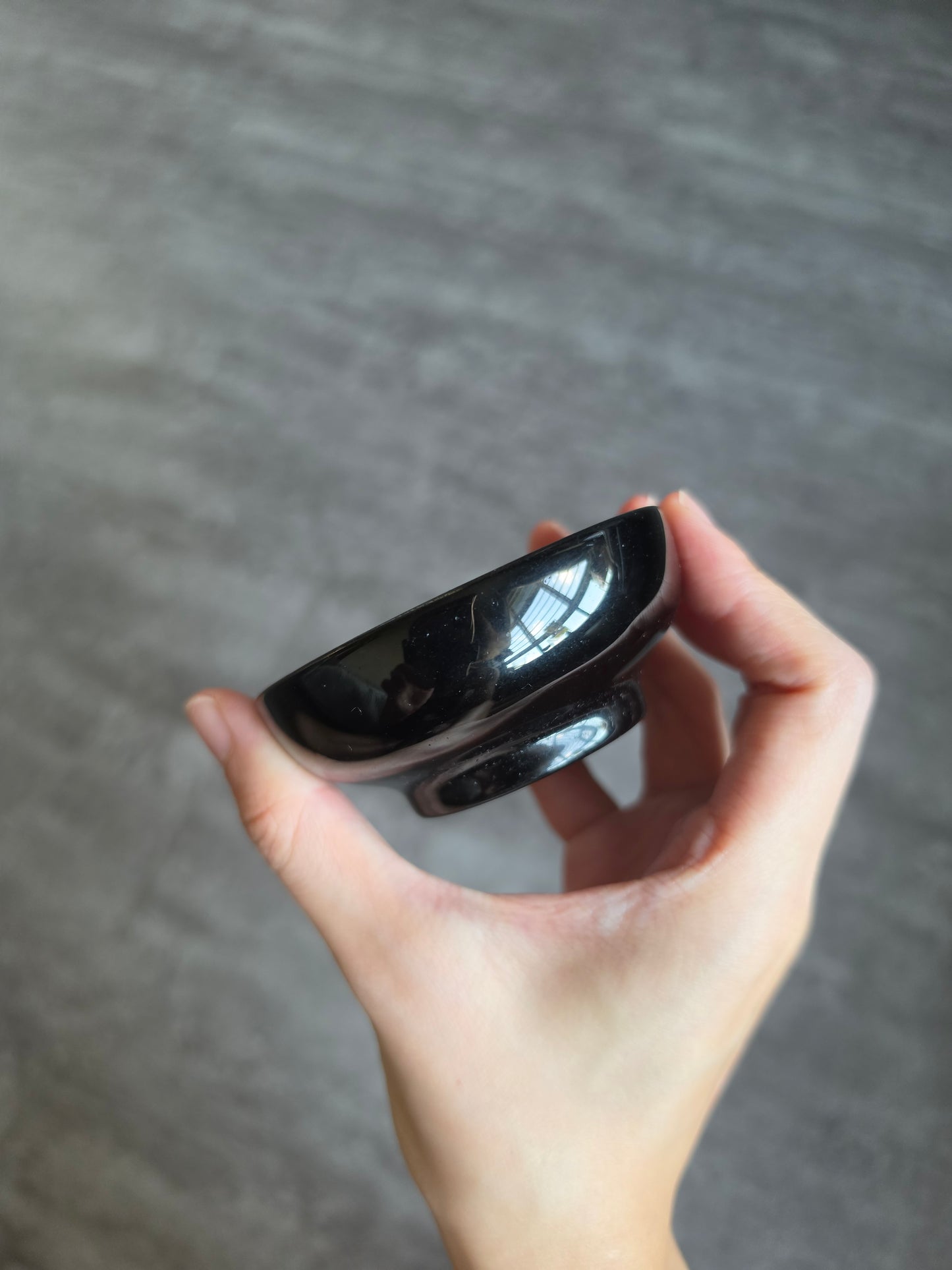 Black Obsidian Bowl