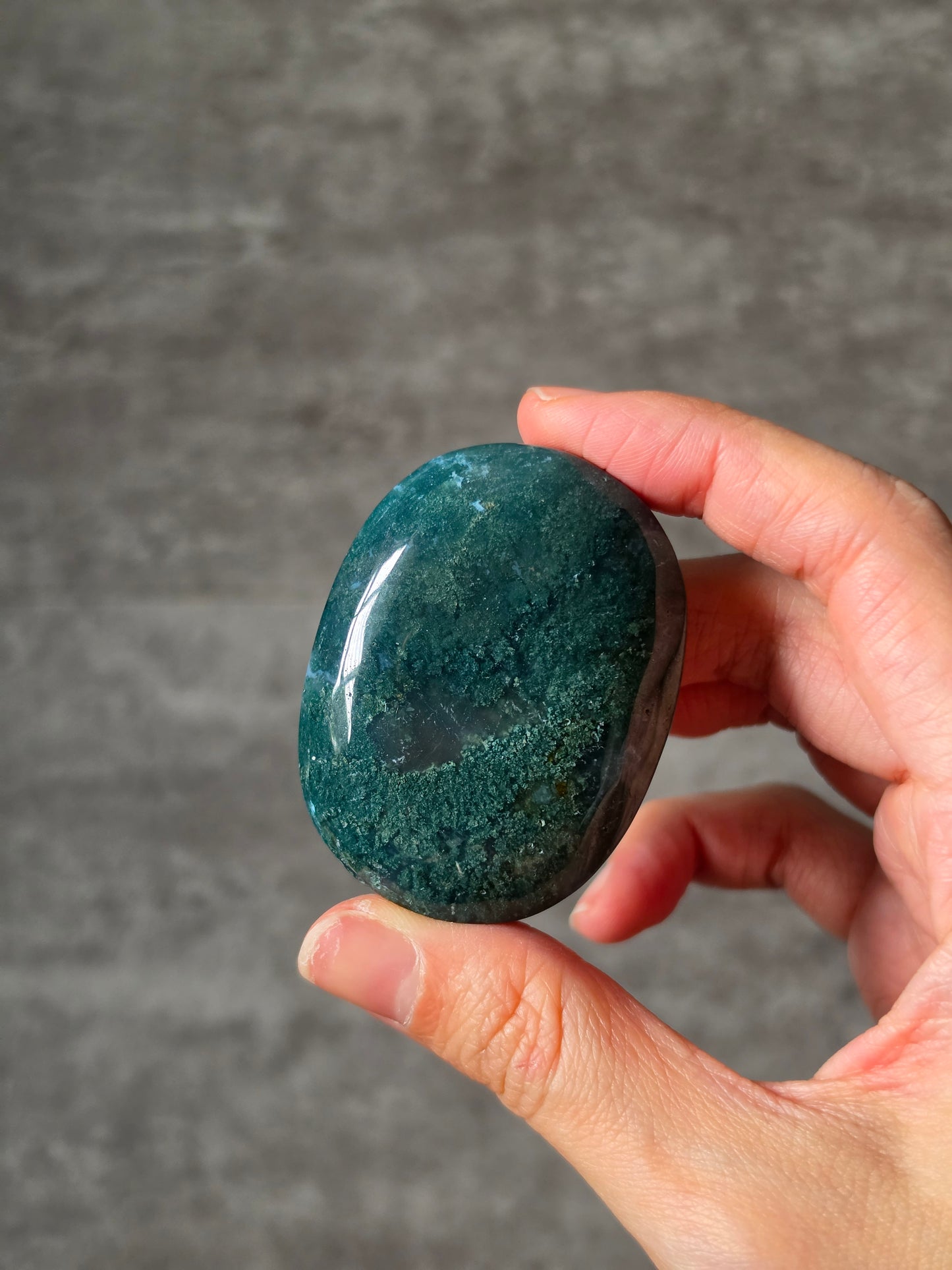 Moss Agate Palmstone