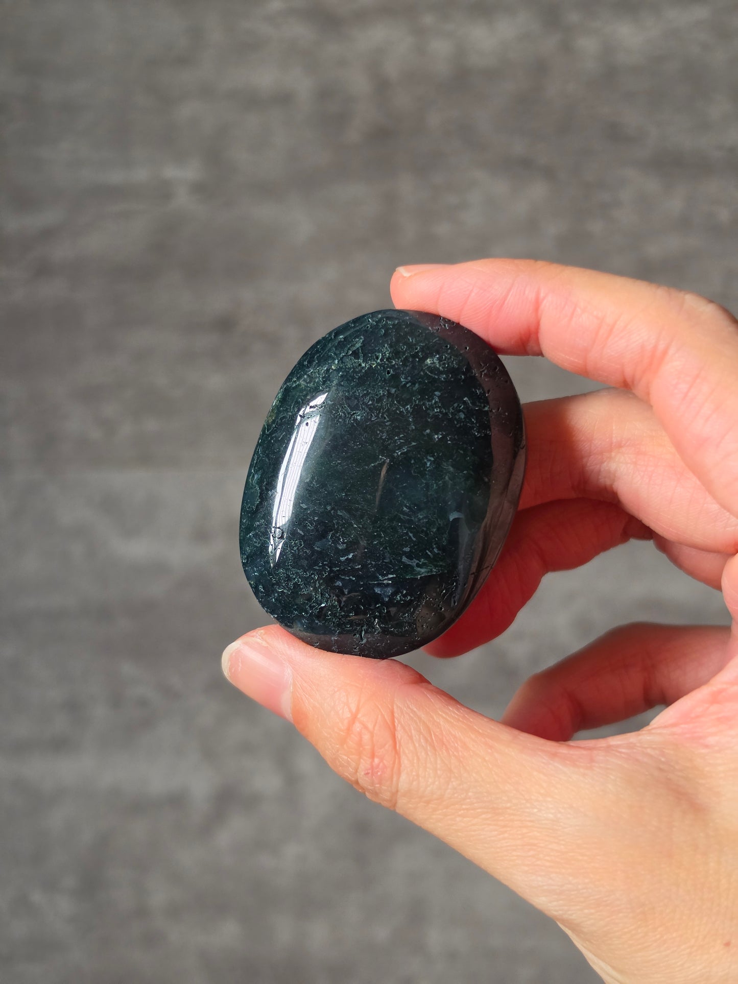 Moss Agate Palmstone
