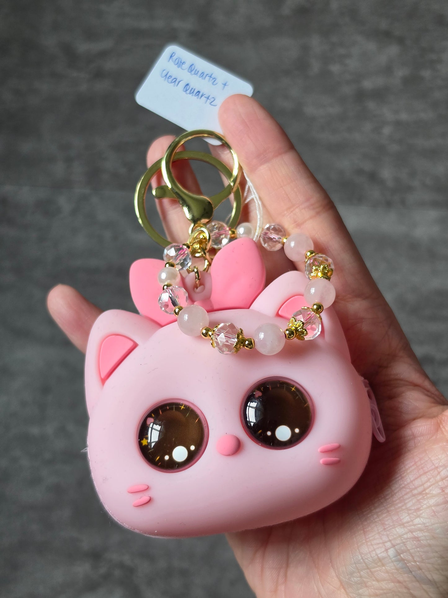 Assorted Cat Pouch Keychain