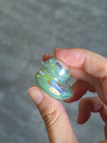Aura Green Aventurine Duck