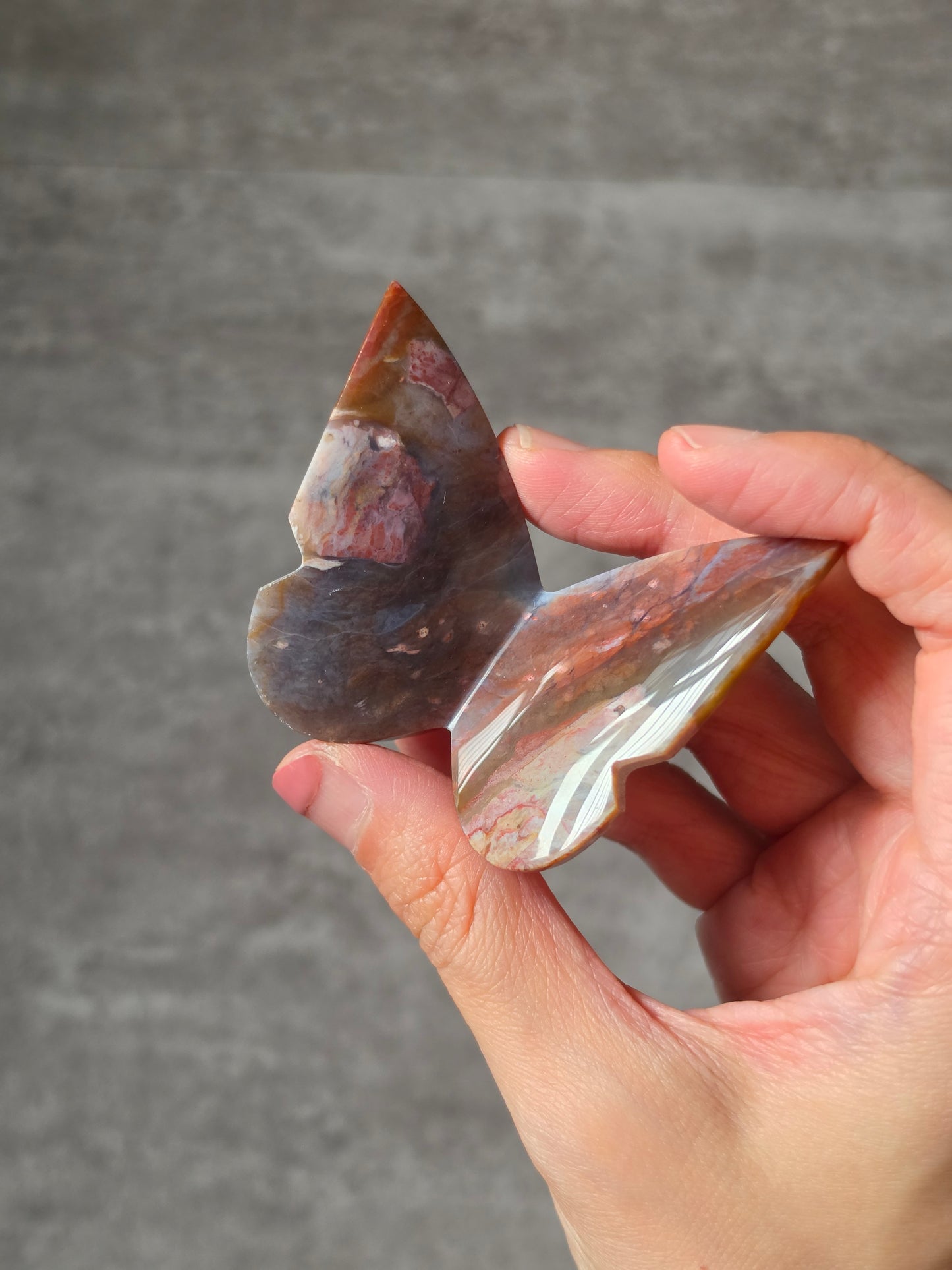 Polychrome Jasper Butterfly