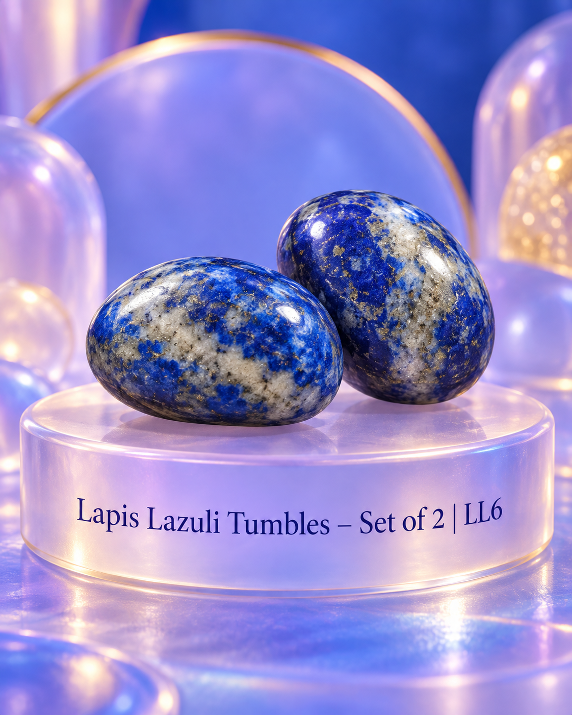Lapis Lazuli Tumbles (Set of 2)