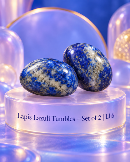 Lapis Lazuli Tumbles (Set of 2)