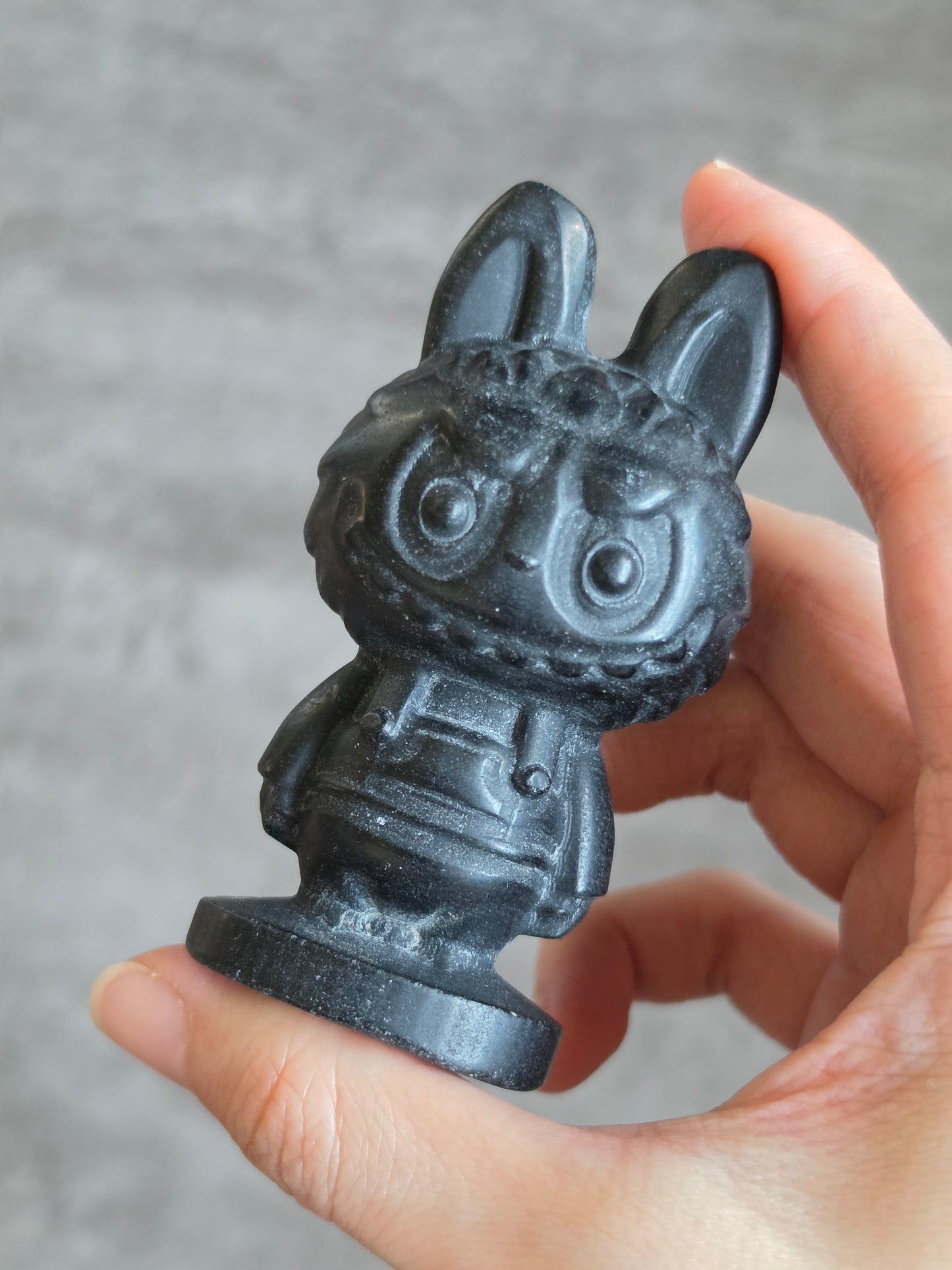Black Obsidian Labubu