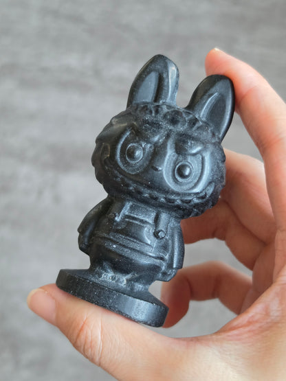 Black Obsidian Labubu