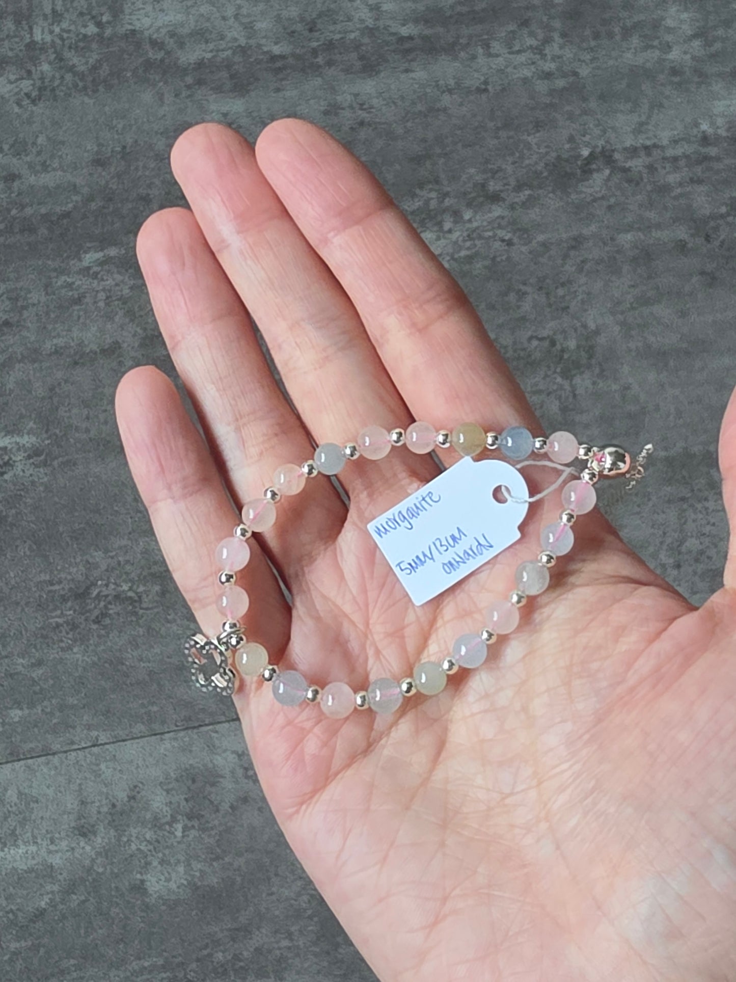 Morganite Push-Pull Bracelet