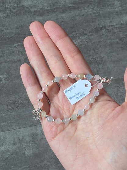 Morganite Push-Pull Bracelet