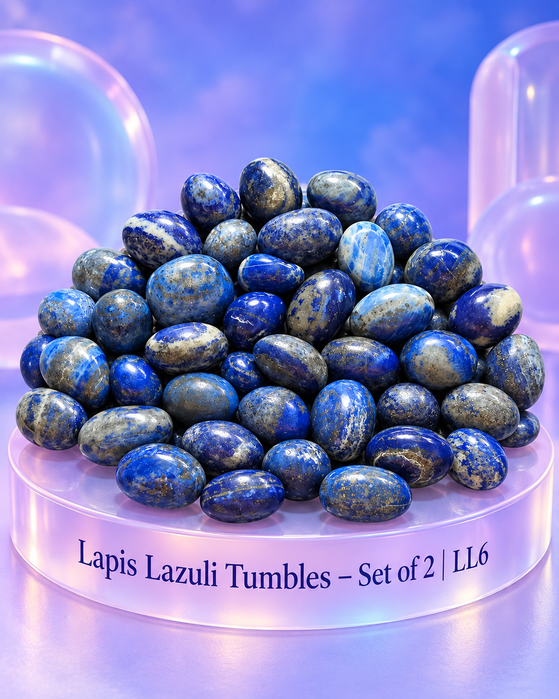 Lapis Lazuli Tumbles (Set of 2)