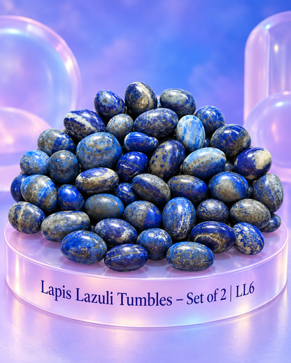 Lapis Lazuli Tumbles (Set of 2)